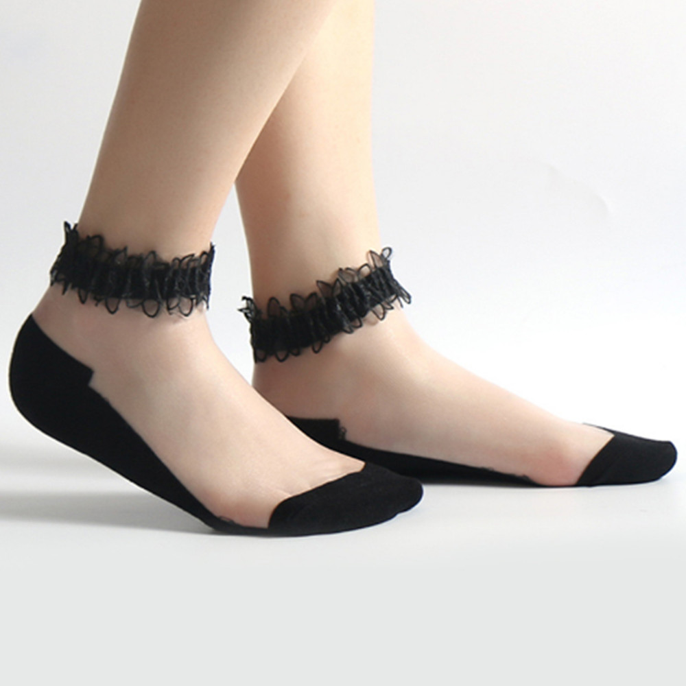 Woman Lace short sock thin soc – Invisibility Sock Loafer recenzja i cena