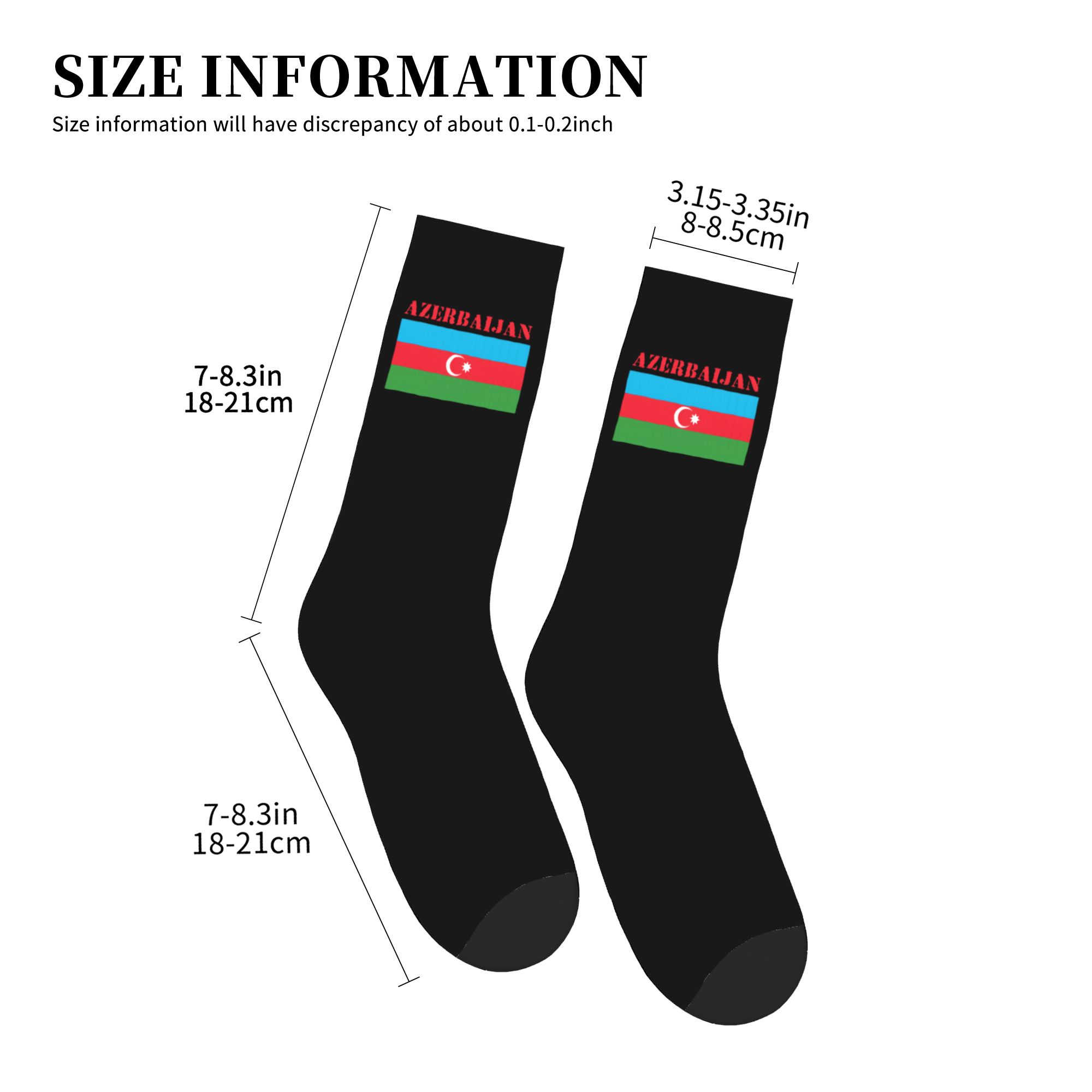 Azerbaijan Flag Dress Socks fo – Dress Sock Men recenzja i cena