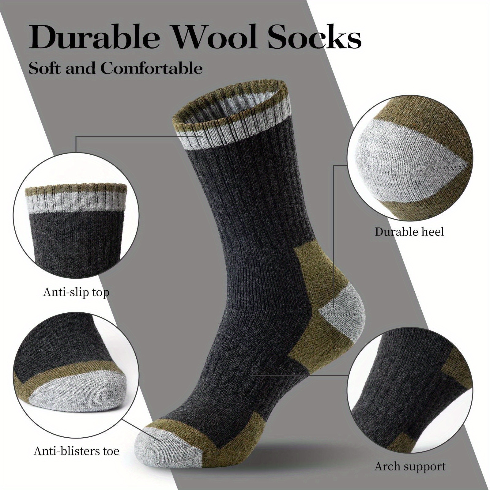 Winter Merino Wool Socks Thick – Wool Hiking Sock recenzja i cena