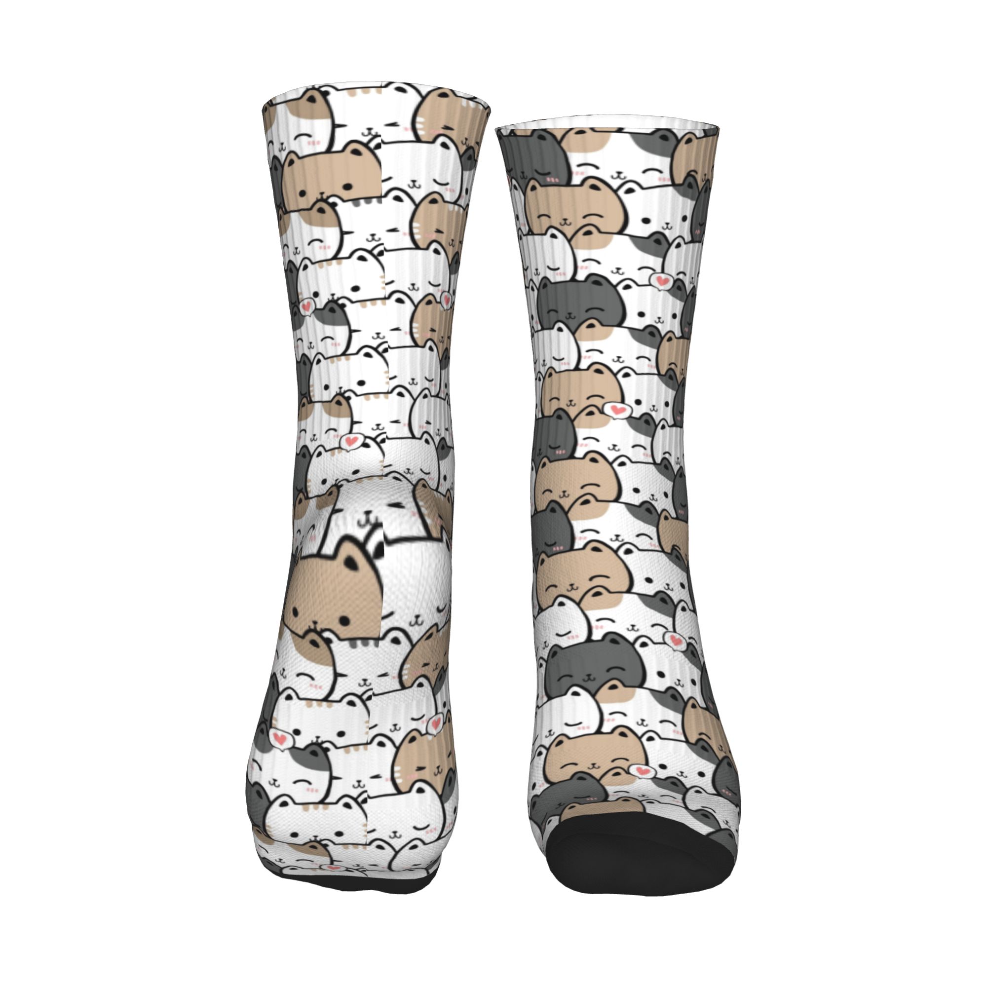 Funny Mens Cute Kitten Cat Doo – Dress Sock Men recenzja i cena