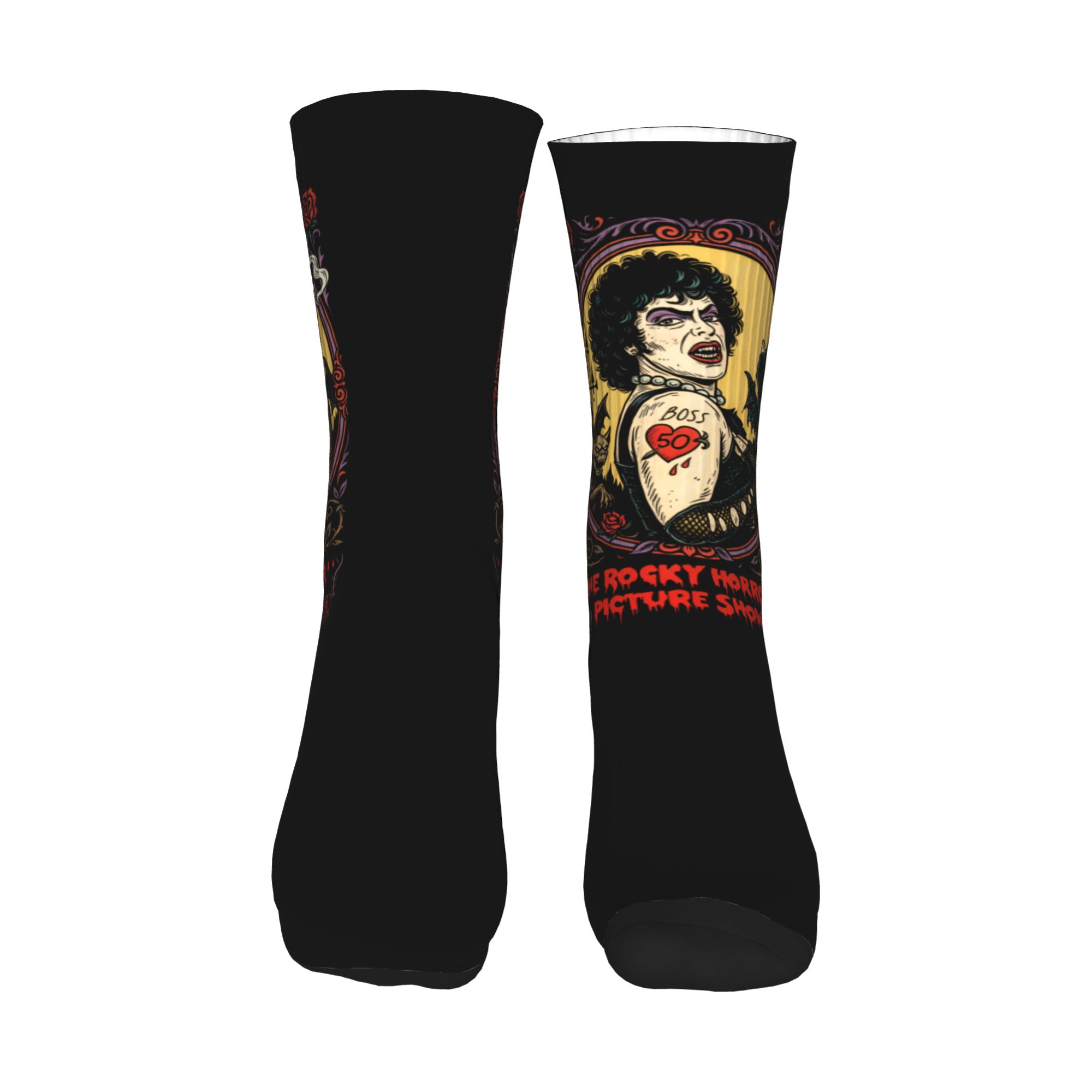 Fun Printed The Rockys Horror  – No Show Sock Women recenzja i cena