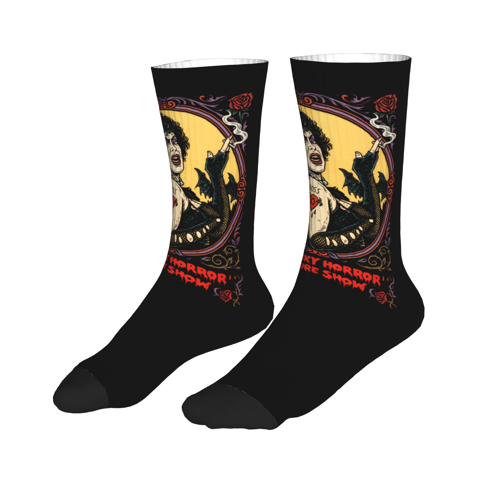 Fun Printed The Rockys Horror  – No Show Sock Women recenzja i cena