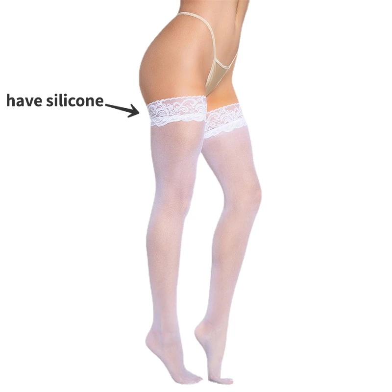 3 Pair Silicone Stockings Wome – Thigh High Sock Stay Up recenzja i cena