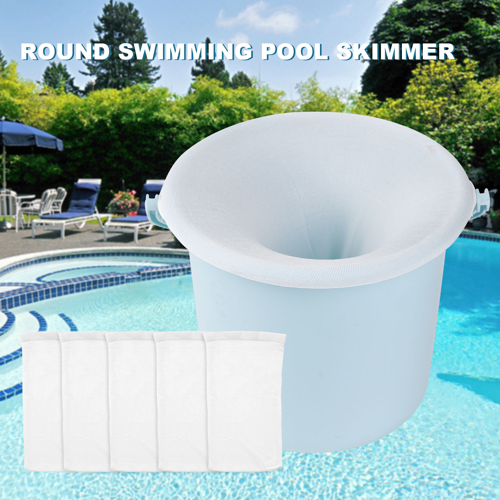 100-5PCS Pool Skimmer Socks El – Sock Organizer Tray recenzja i cena