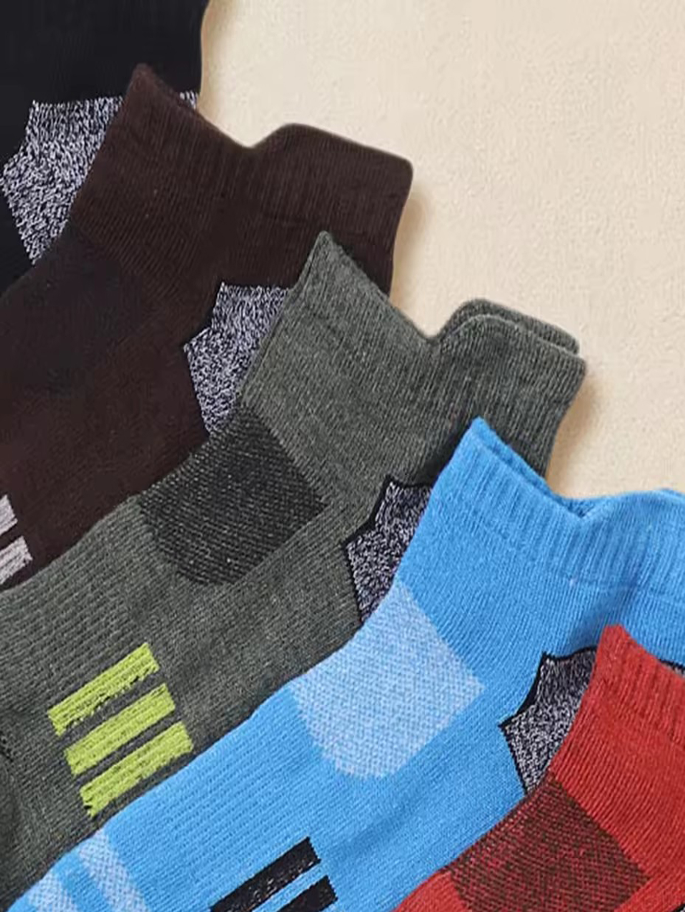 6/12 Pairs Men Vibrant Multico – Ankle Sock Low Cut recenzja i cena