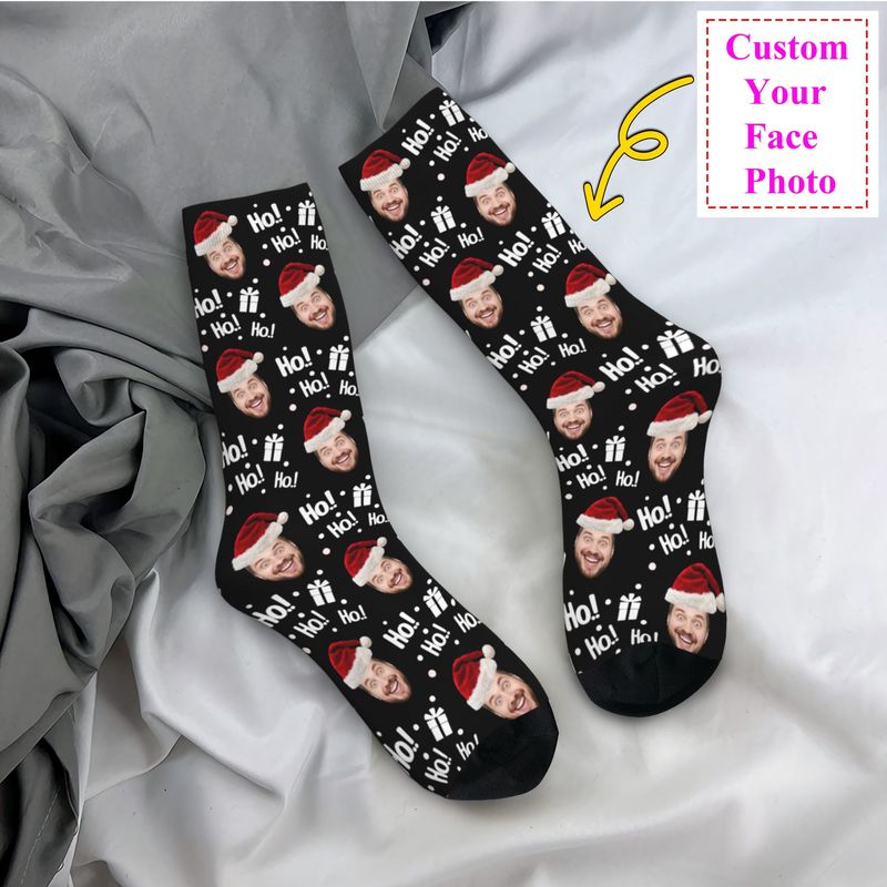 Christmas Face Photo Personali – Dress Sock Men recenzja i cena