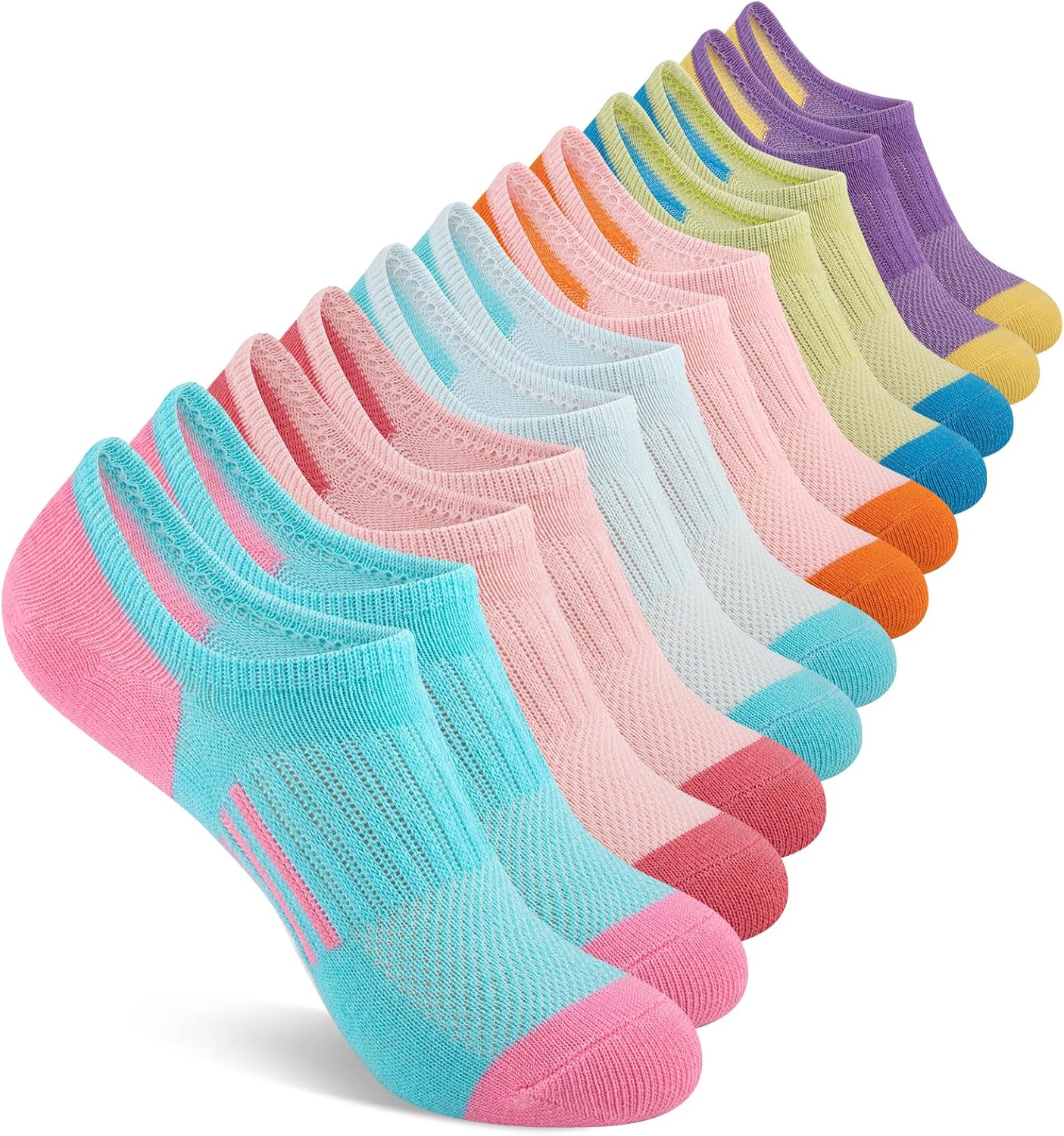 12 Pairs Girls No Show Socks C – Silk Sock Bamboo recenzja i cena