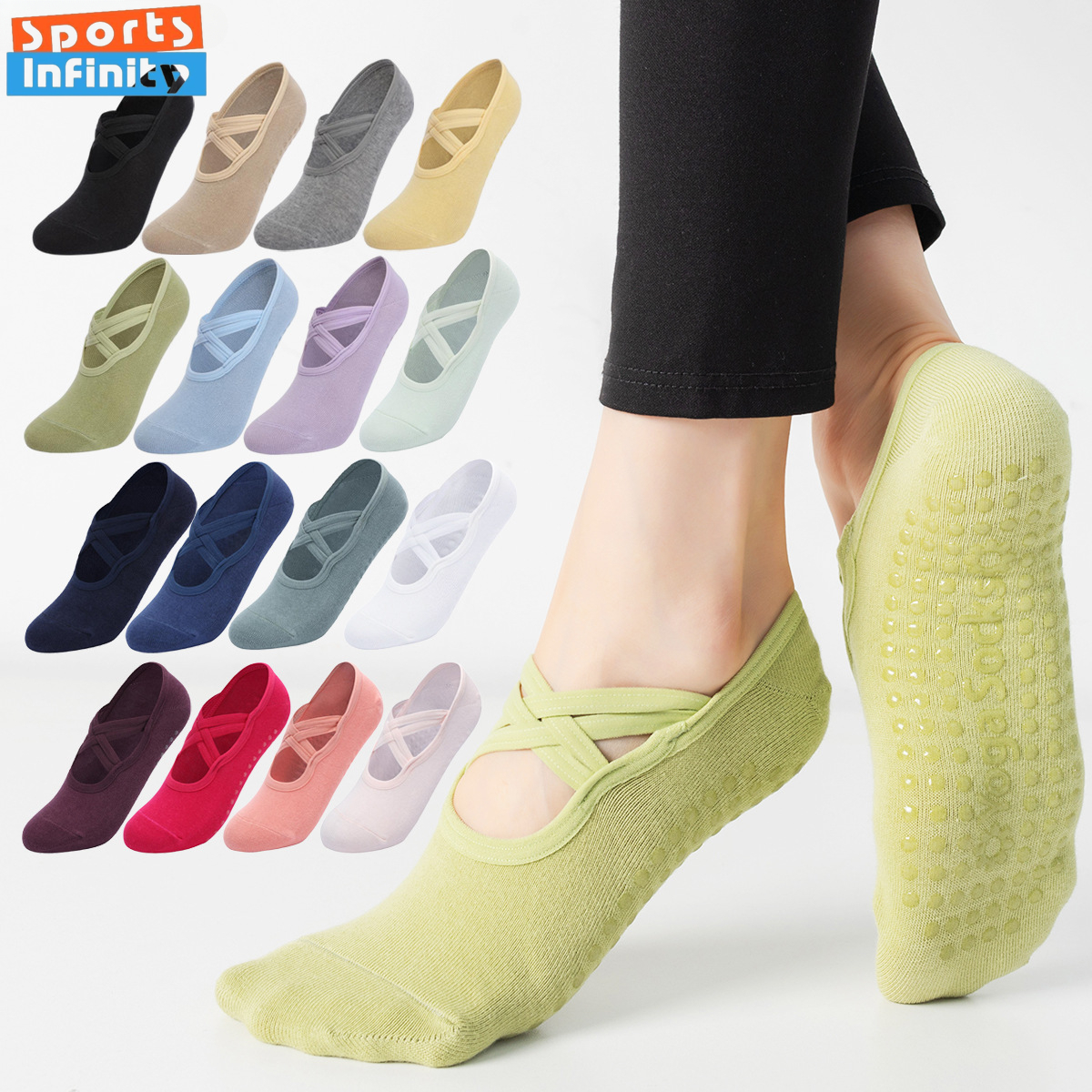 Fashion Cross Straps Backless  – No Show Sock Women recenzja i cena