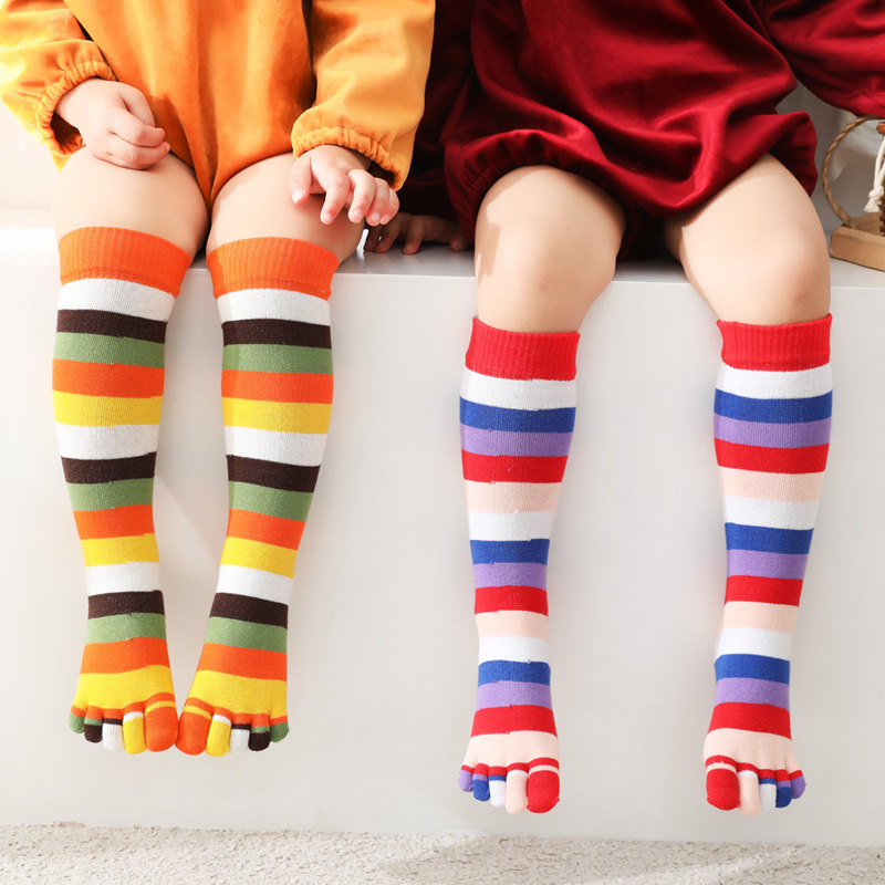 5 Pairs Baby Girls Happy Five  – Toe Sock Split recenzja i cena