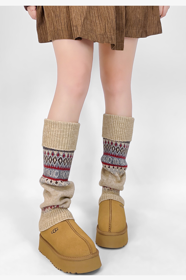New Women's Knitted Leg Warmer – Boot Sock Slouchy recenzja i cena