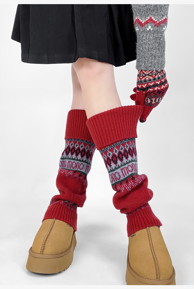 New Women's Knitted Leg Warmer – Boot Sock Slouchy recenzja i cena
