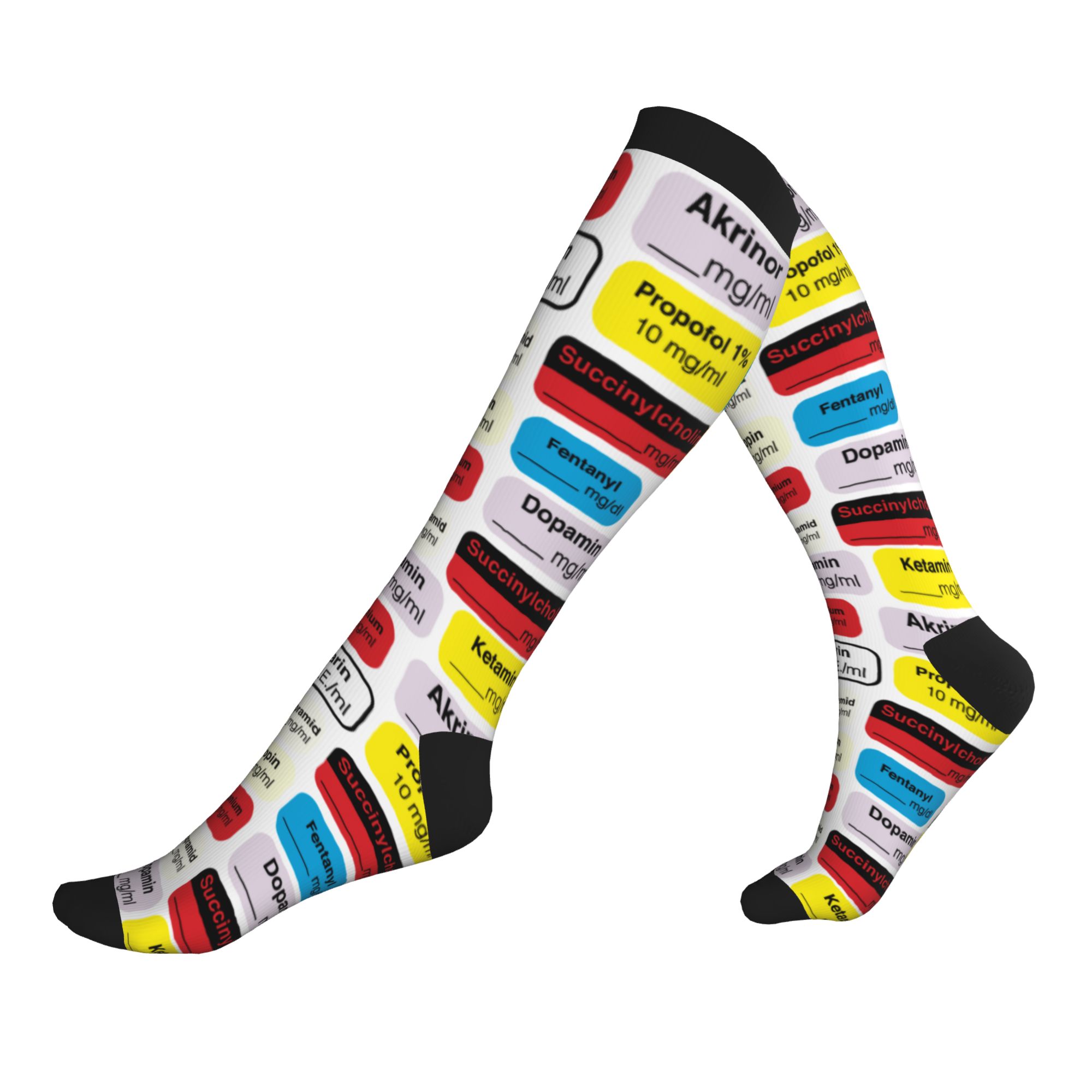 Anesthesia Medication Labels M – Compression Sock Medical recenzja i cena