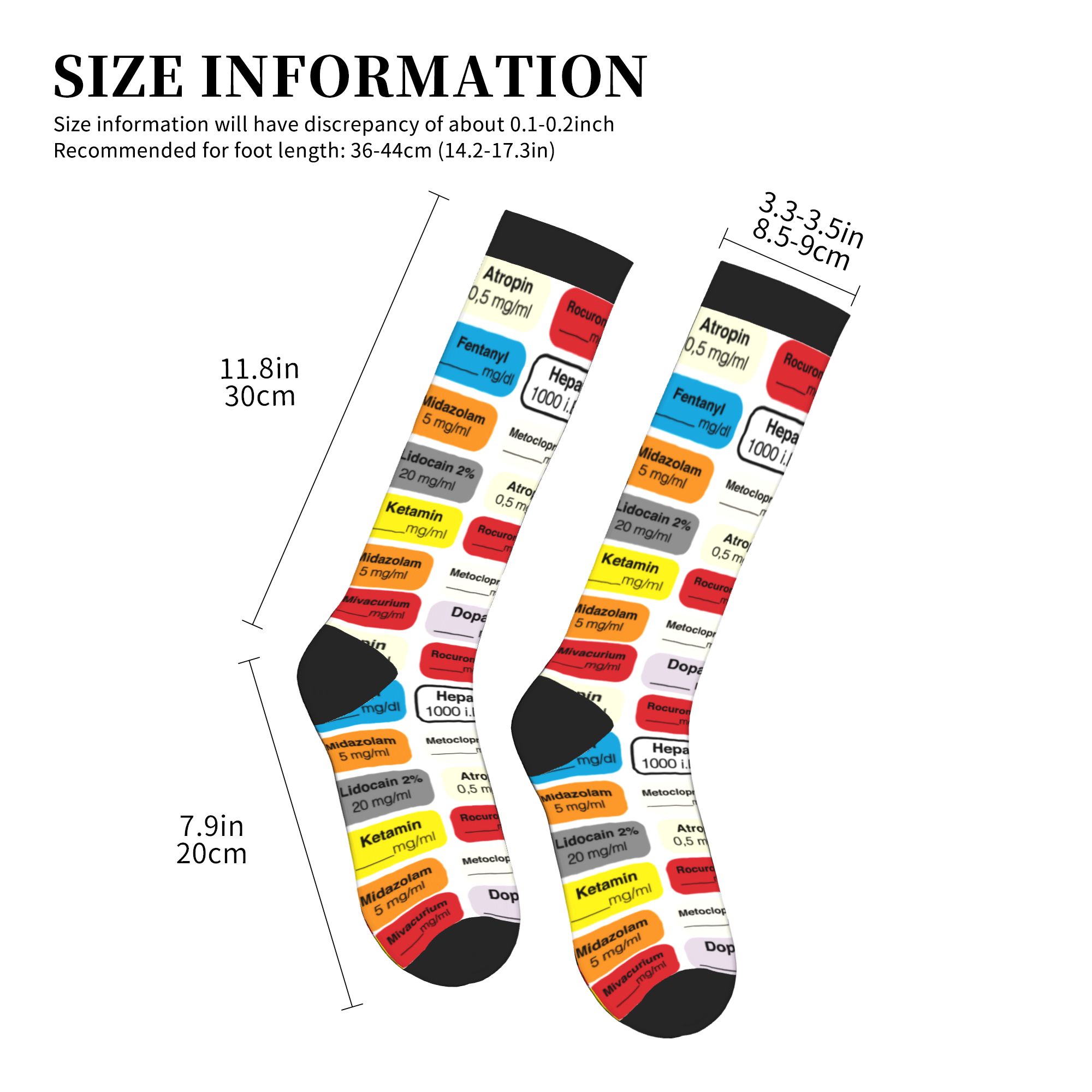 Anesthesia Medication Labels M – Compression Sock Medical recenzja i cena