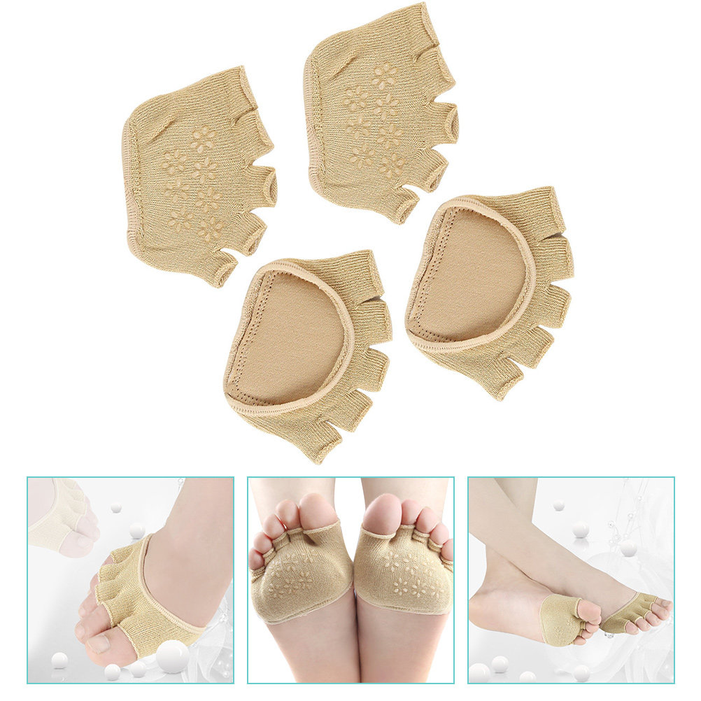 2Pairs Cotton Toeless Yoga Soc – Grip Sock Yoga recenzja i cena