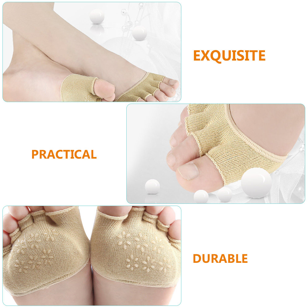 2Pairs Cotton Toeless Yoga Soc – Grip Sock Yoga recenzja i cena