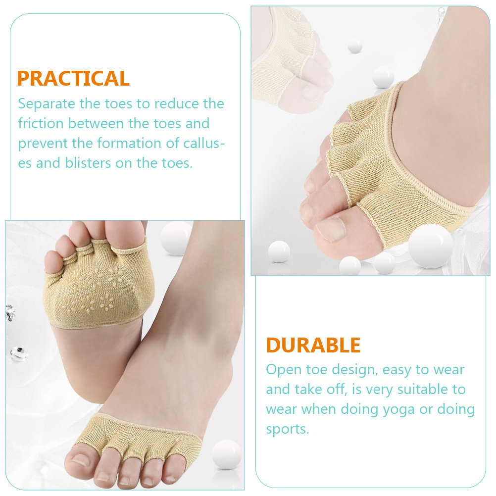 2Pairs Cotton Toeless Yoga Soc – Grip Sock Yoga recenzja i cena