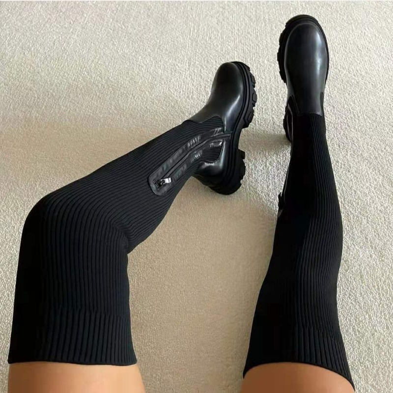 2025 Winter Shoes Women Socks  – Knee High Sock Women recenzja i cena