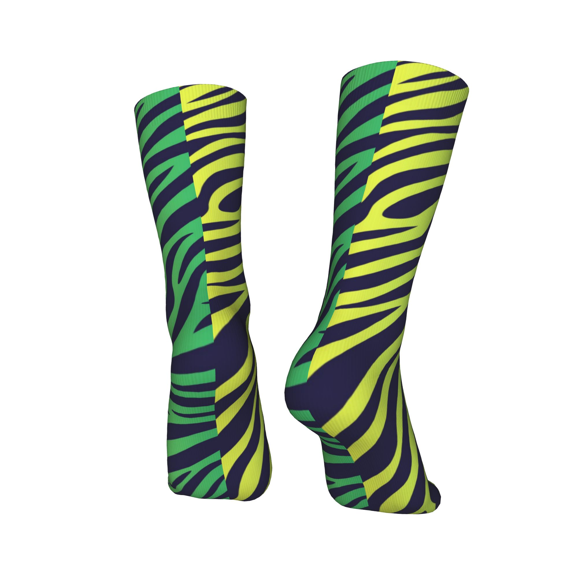 Colorful Tiger Zebra Skin Patt – Dress Sock Men recenzja i cena
