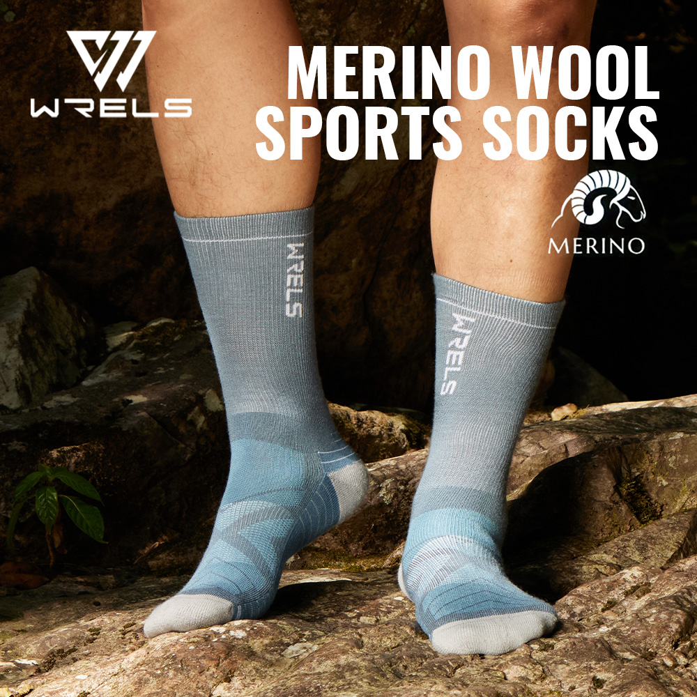 WRELS 1/2/3 Merino Wool Socks  – Wool Hiking Sock recenzja i cena