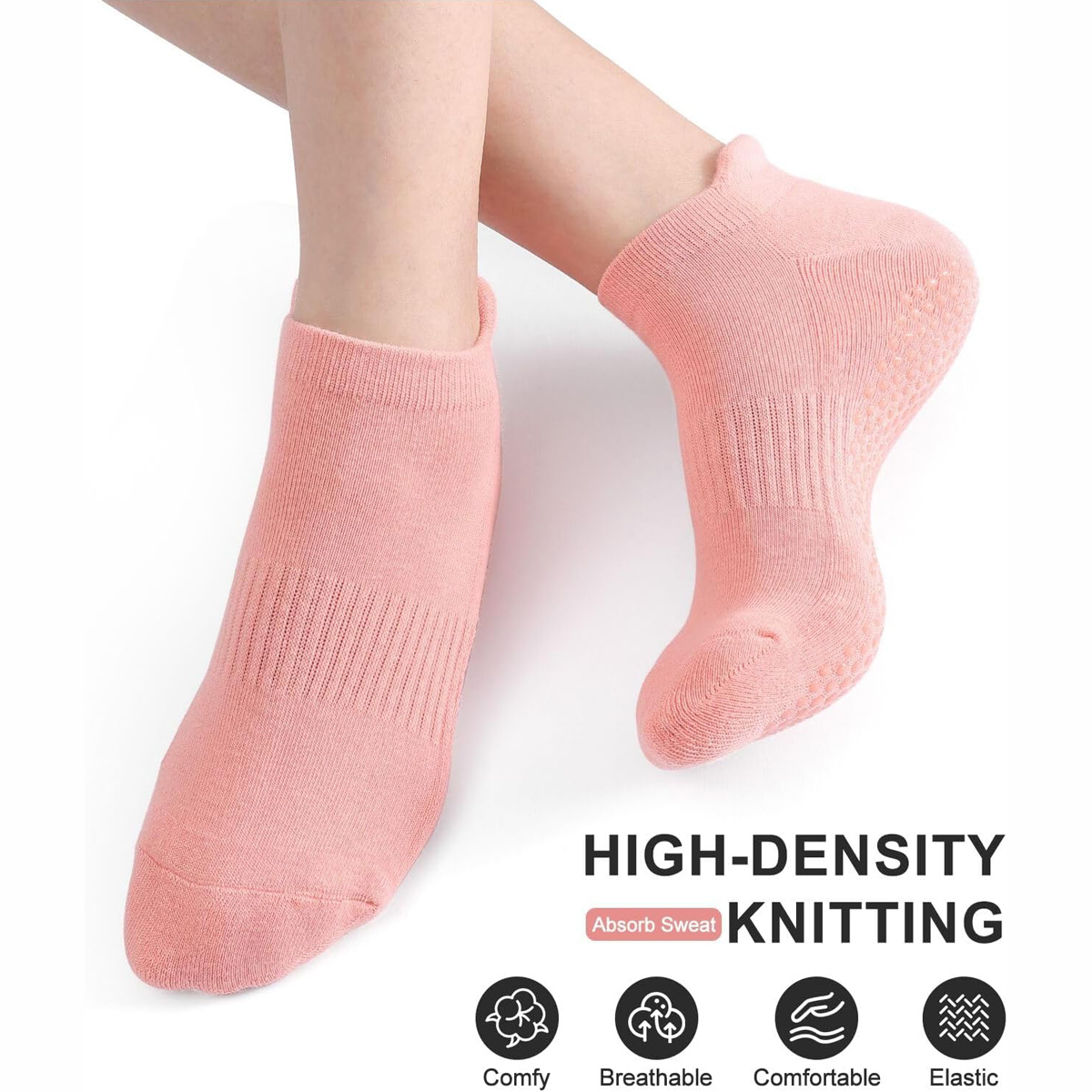 6 Pairs Yoga Socks for Women P – Grip Sock Yoga recenzja i cena