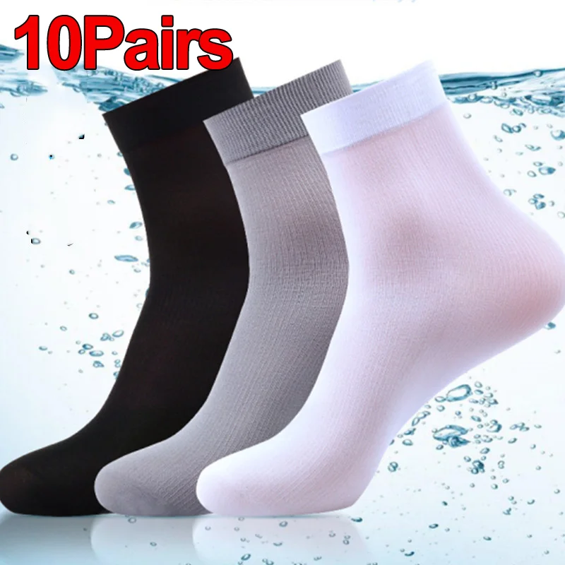 10Pairs Men Socks Summer Ultra – Silk Sock Bamboo recenzja i cena