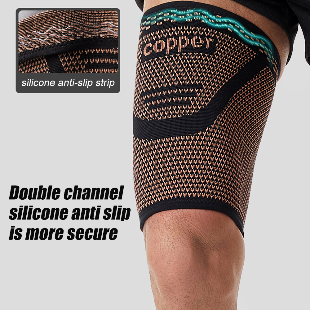 1pc Copper Thigh Compression S – Compression Sleeve Calf recenzja i cena