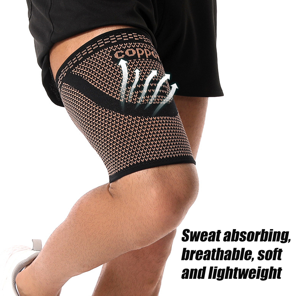 1pc Copper Thigh Compression S – Compression Sleeve Calf recenzja i cena