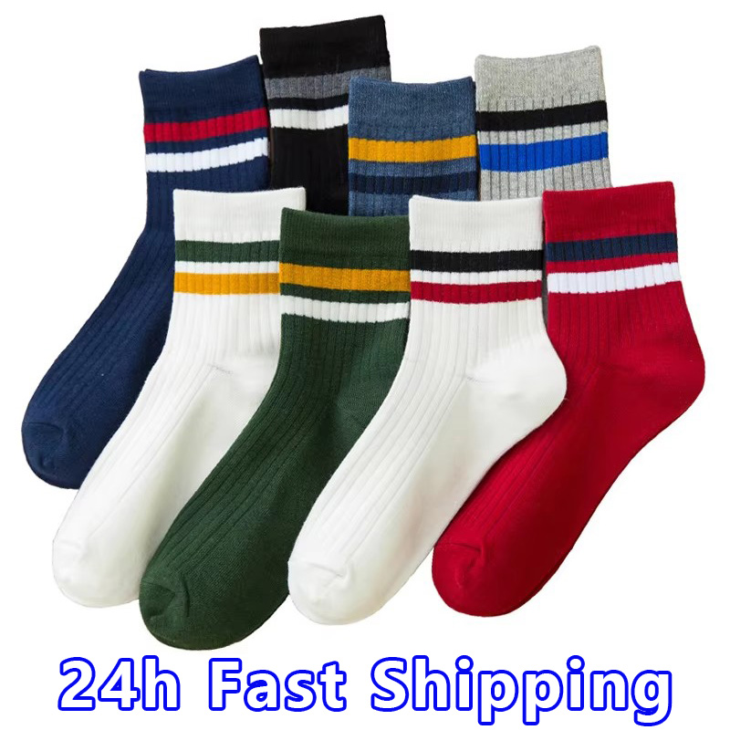 3 Pairs/Pack Cotton Mens Socks – Cotton Crew Sock Pack recenzja i cena