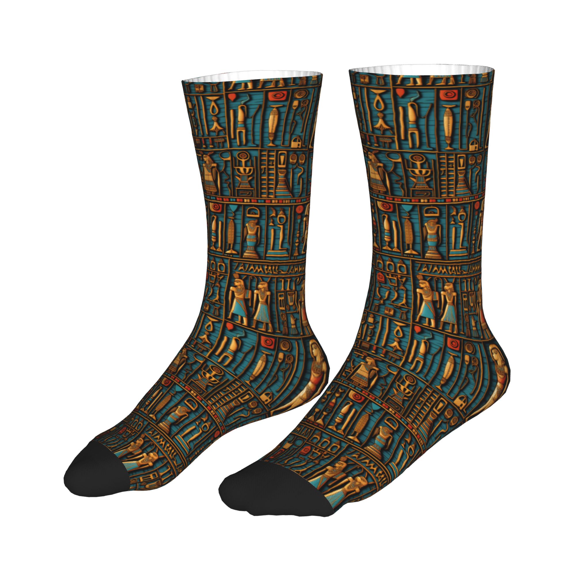 Cool Men's Egyptian Hieroglyph – Dress Sock Men recenzja i cena
