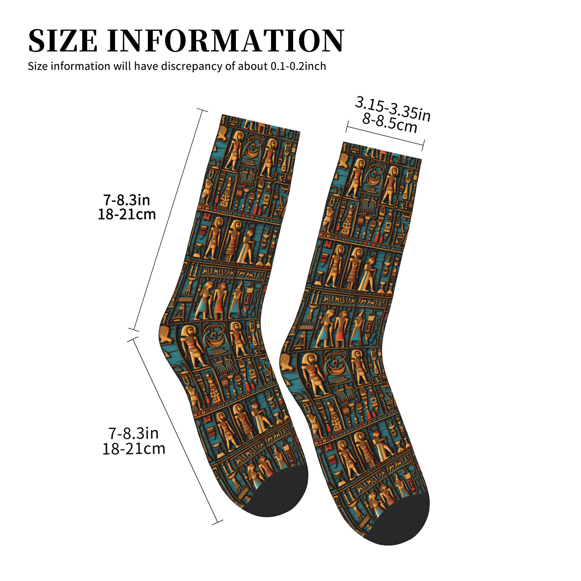 Cool Men's Egyptian Hieroglyph – Dress Sock Men recenzja i cena