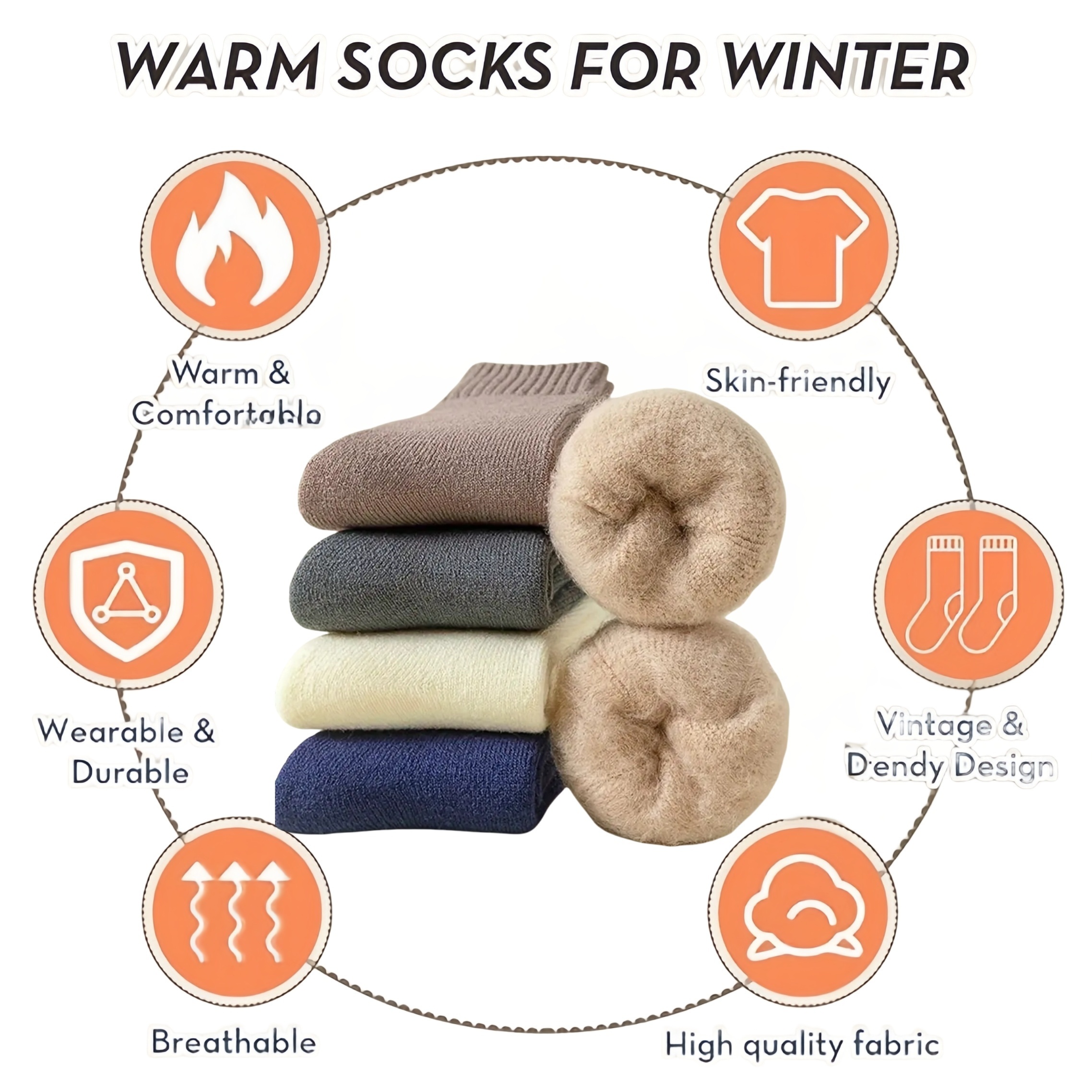 Three Pairs of Men'S Black Soc – Thermal Sock Winter recenzja i cena