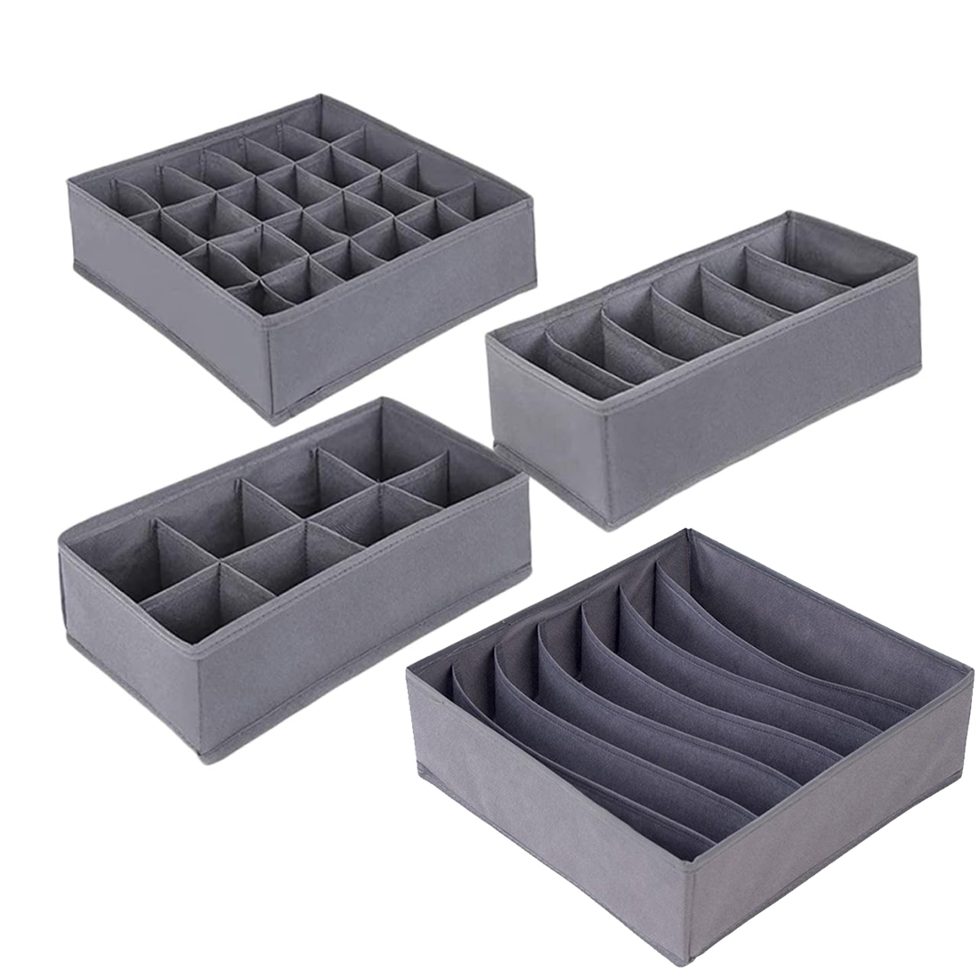 6/7/8/24 Grids Foldable Fabric – Sock Organizer Tray recenzja i cena