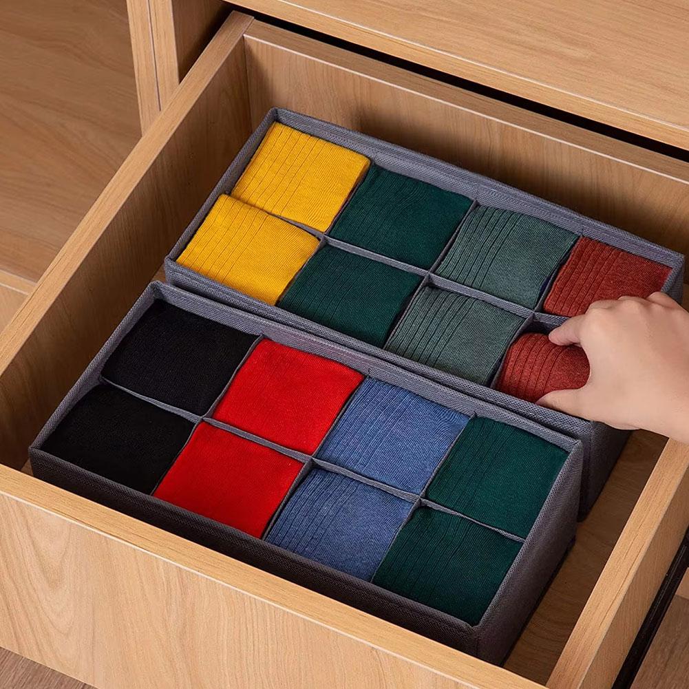 6/7/8/24 Grids Foldable Fabric – Sock Organizer Tray recenzja i cena