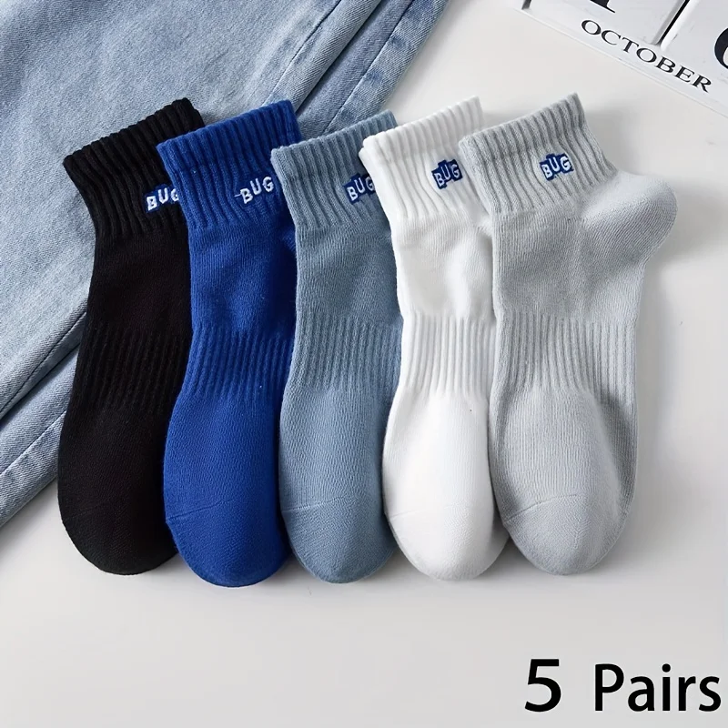 5 Pairs Men's Ankle Socks, Sol – Ankle Sock Low Cut recenzja i cena