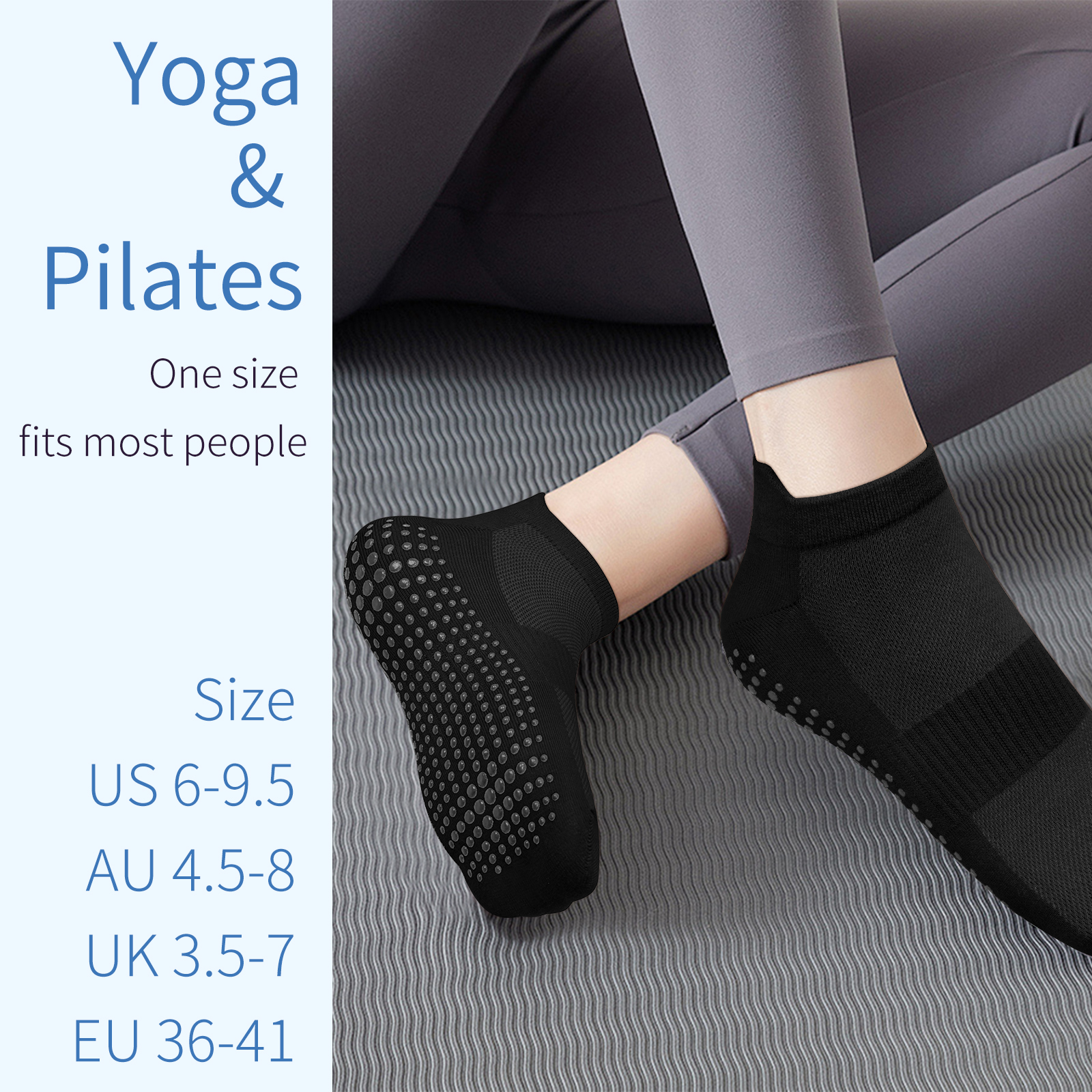 3 Pairs Yoga Socks Women Cotto – No Show Sock Women recenzja i cena