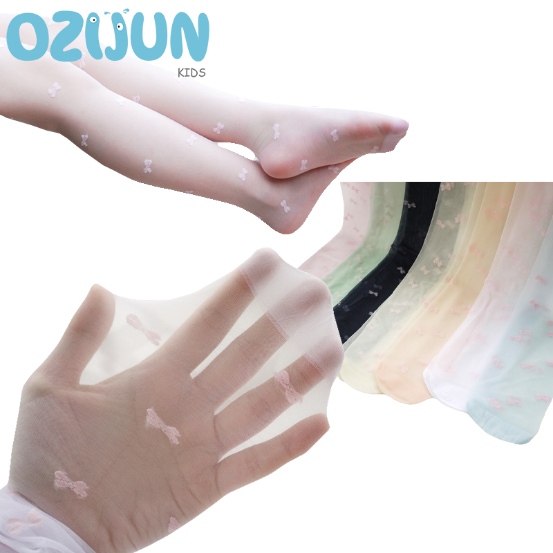 1 Pairs of Children Girl's Bow – Tights Pantyhose Sheer recenzja i cena