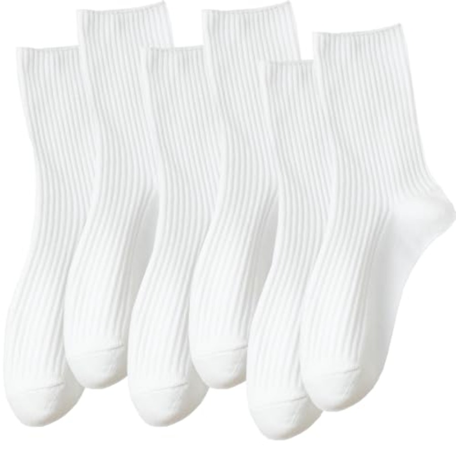 DOKUTOKU Womens Crew Socks Siz – Cotton Crew Sock Pack recenzja i cena