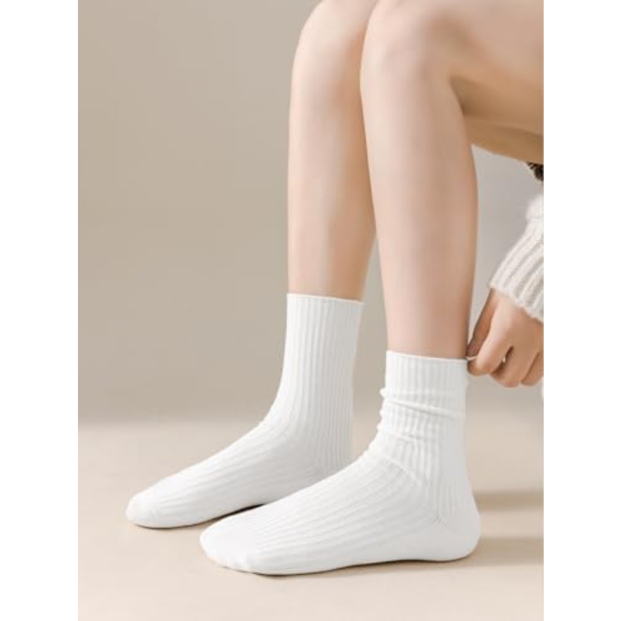DOKUTOKU Womens Crew Socks Siz – Cotton Crew Sock Pack recenzja i cena