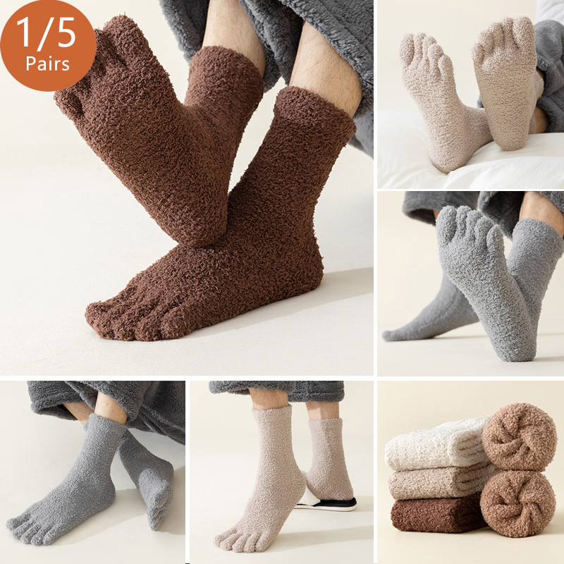 1/5 Pairs Mans Thermal Toe Soc – Thermal Sock Winter recenzja i cena