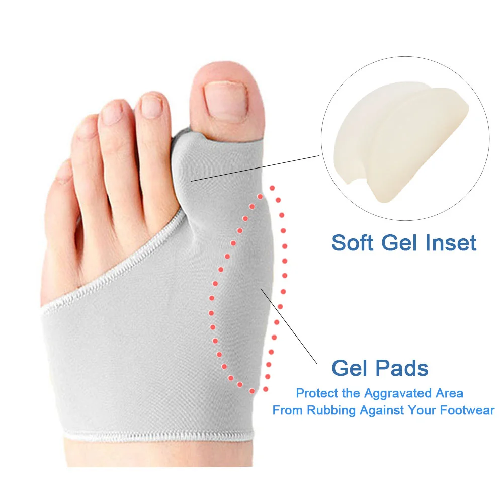 2Pcs Toe Separator Hallux Valg – Ankle Brace Sock recenzja i cena
